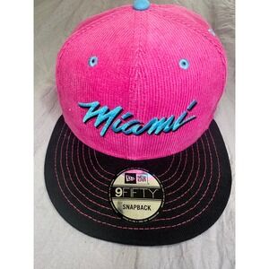 Miami Heat Vice New Era 9FIFTY NBA Earned Edition Snapback Cap NWT